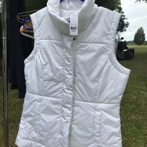 White vest NWT medium